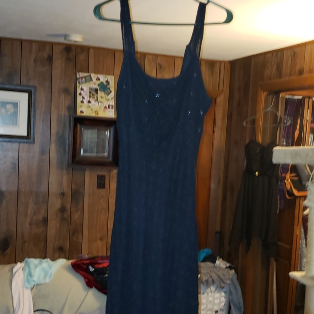 Long black dress